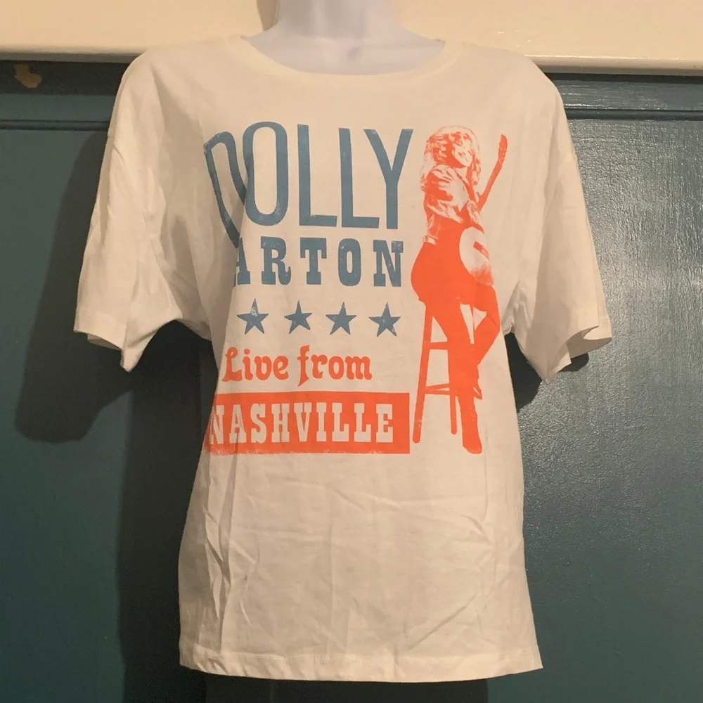 GAP Dolly Parton Nashville White Tee - Picture 1 of 5